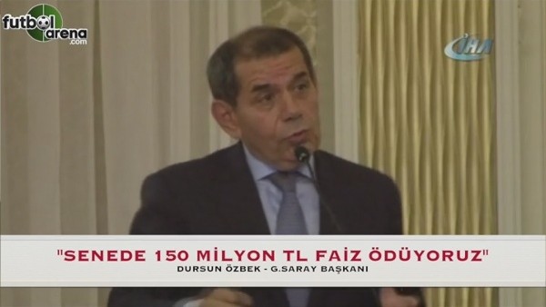 Dursun Özbek'den faiz açıklaması