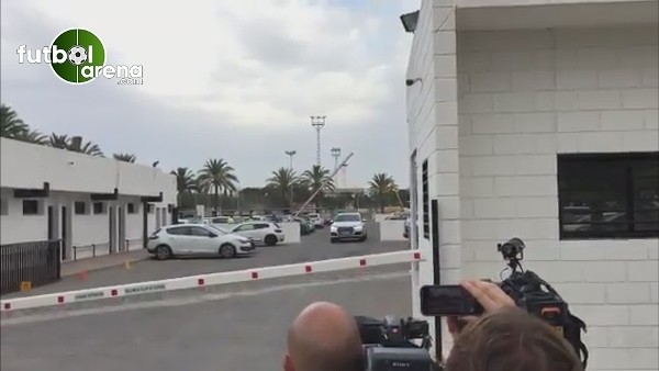 Negredo tesislerden ayrıldı