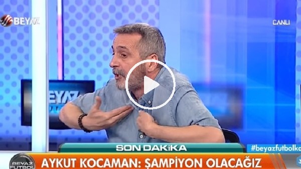 Canlı yayında çıldırdı! ''Penaltıya itiraz eden...''