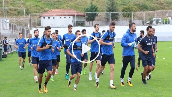 Trabzonspor, Gençlerbirliği maçı hazırlıklarını sürdürdü