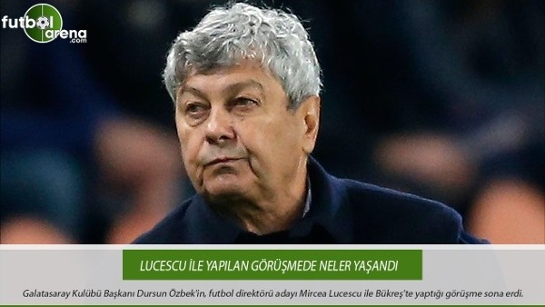 Lucescu ile yapılan görüşmede neler yaşandı