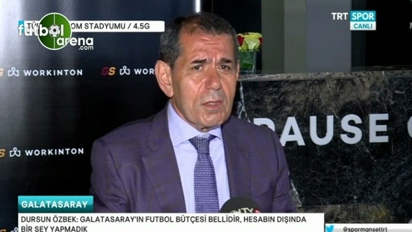 Dursun Özbek: ''Arda Turan için çalışıyoruz''