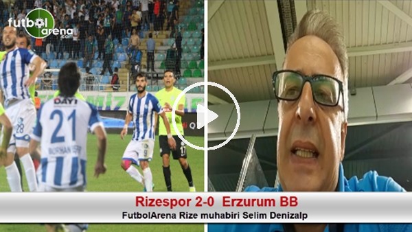 "Erzurumspor cesur bir futbol oynadı"