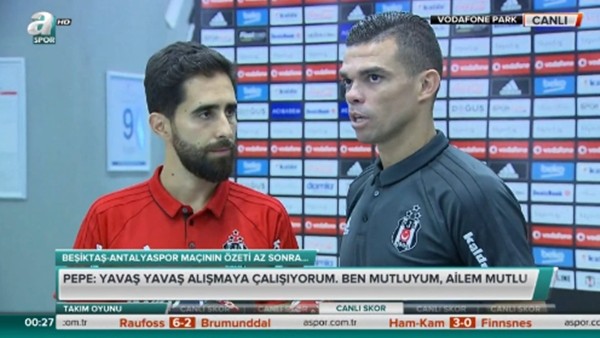 Pepe: "Takıma yardımcı olduğum için çok mutluyum"