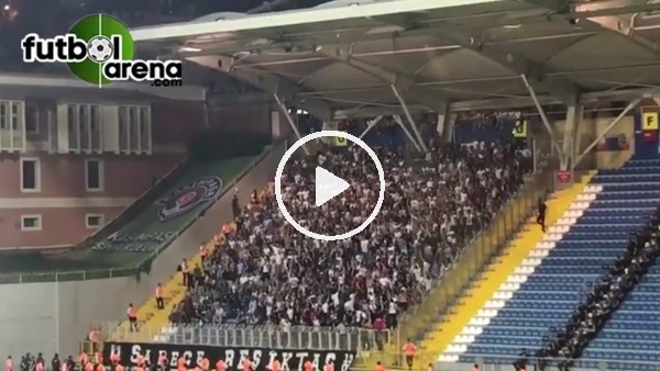 Kasımpaşa maçında Beşiktaş tribünleri
