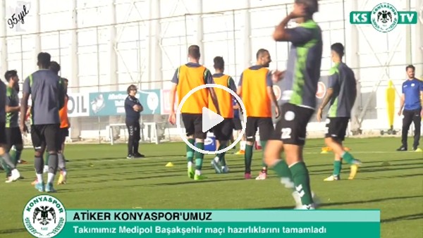 Konyaspor'da Başakşehir maçı hazırlıkları
