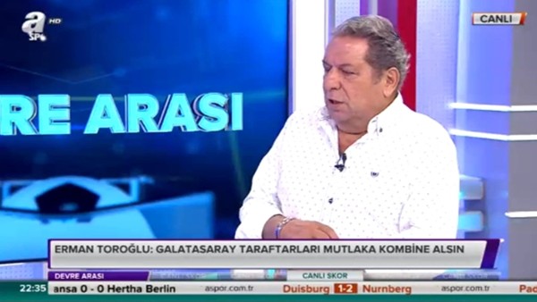 Erman Toroğlu: "Selçuk İnan bu takımda artık oynayamaz"