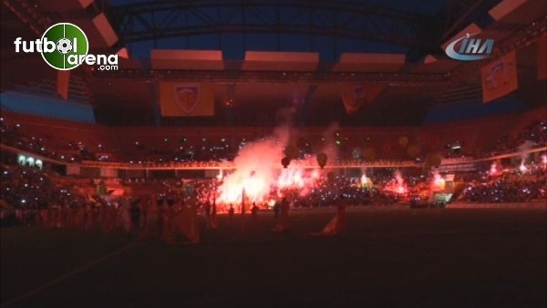 Kayserispordan görkemli açılış