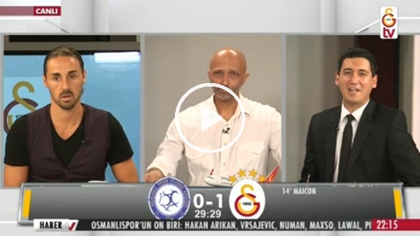 Gomis'in Osmanlıspor'a attığı golde GS TV!