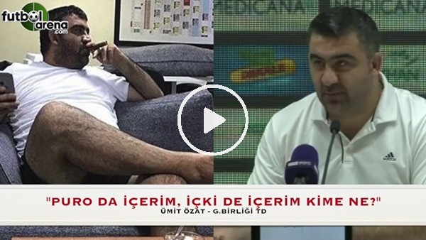 Ümit Özat: "Puro da içerim, içki de içerim kime ne?"