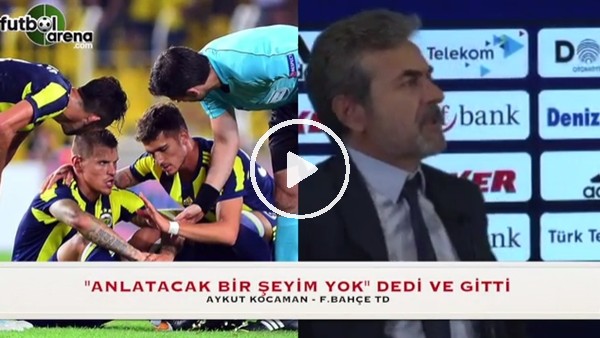 Aykut Kocaman basın toplantısında soru almadı