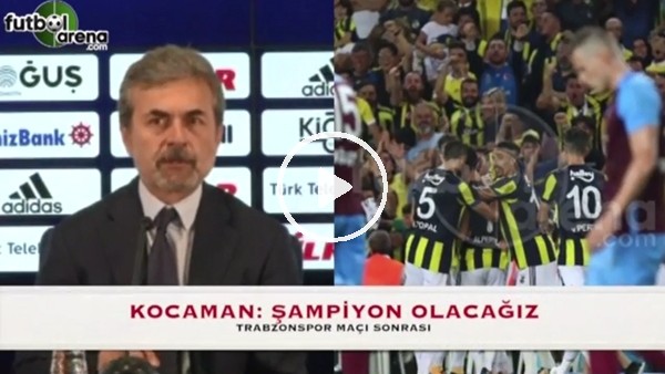 Aykut Kocaman şampiyonluğa inanıyor!
