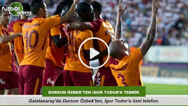 Dursun Özbek'ten Igor Tudor'a destek