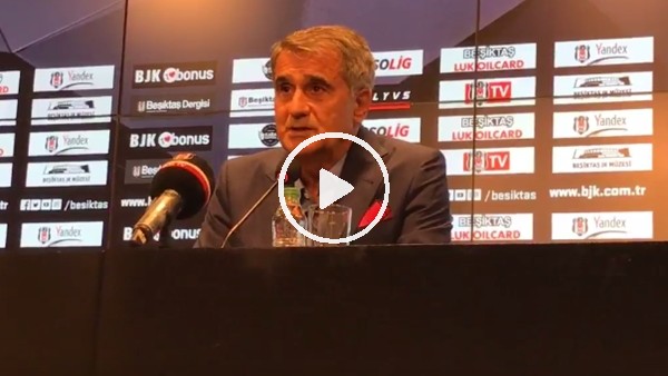 Şenol Güneş'in Bursaspor maçı sonrası basın toplantısı