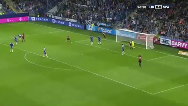 Slovan Liberec 1-1 Sparta Prag (Maç Özeti ve golleri)
