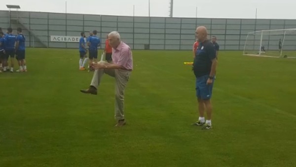 Şenol Birol, Rizespor antrenmanını ziyaret etti