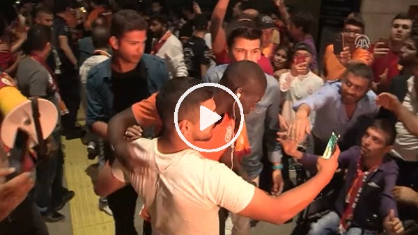 Galatasaray'a Başkent'te coşkulu karşılama