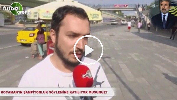 Aykut Kocaman'ın şampiyonluk söylemine katılıyor musunuz?