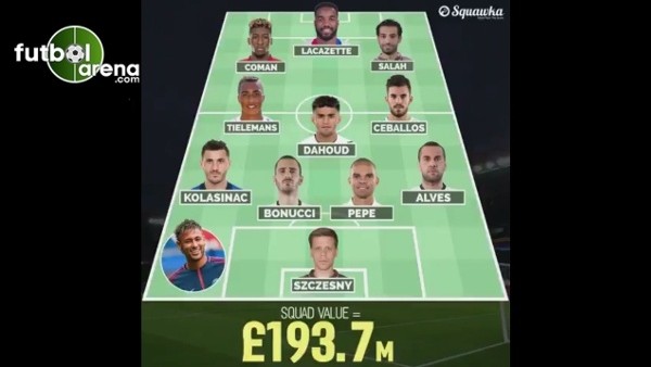 Neymar'ın parasına yıldızlardan kurulu 11