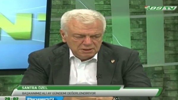 Bursaspor Başkanı Ali Ay'ın konuk olduğu program