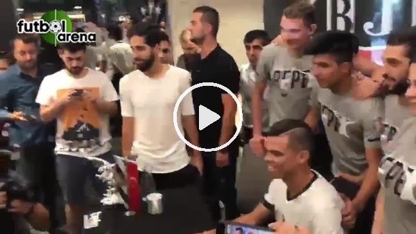 Pepe'nin imza gününe yoğun ilgi