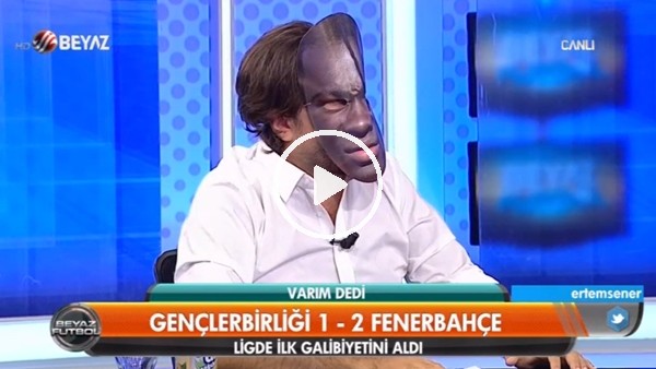 Rasim Ozan Kütahyalı canlı yayına Gomis maskesiyle çıktı