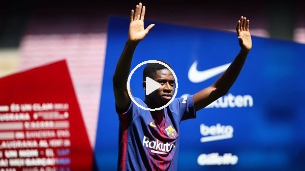 Bacelona'nın yeni transferi Dembele alay konusu oldu