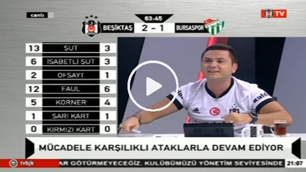 Atiba'nın Bursaspor'a attığı golde BJK TV!