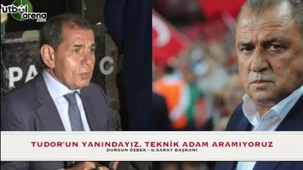 Dursun Özbek noktayı koydu! "Tudor..."