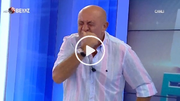 Sinan Engin'den canlı yayında Robin van Persie taklidi