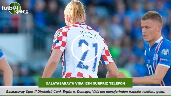 Galatasaray'da Vida için sürpriz telefon