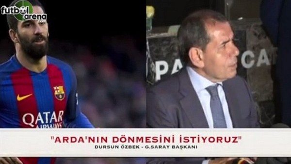 Dursun Özbek'ten Arda Turan itirafı