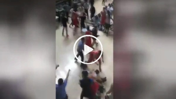 Çin Basketbol Ligi'nde inanılmaz kavga!