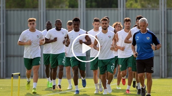 Bursaspor'da gözler Beşiktaş maçına çevrildi!