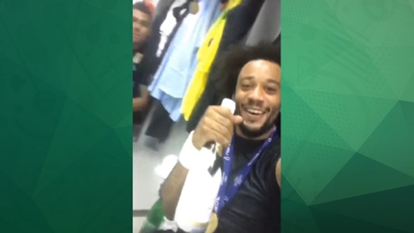 Marcelo'dan kupa kutlaması