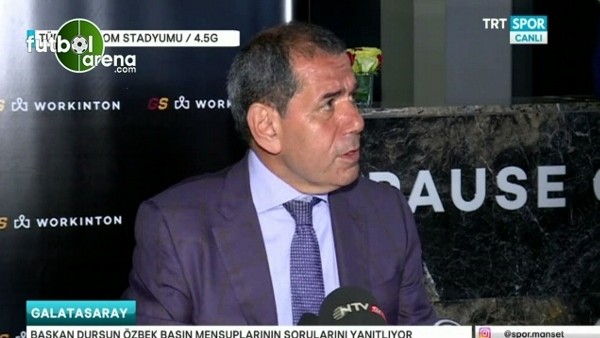 Dursun Özbek: ''Tudor'un arkasındayız''