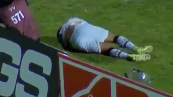 Gol sevincini abartınca sakatlandı