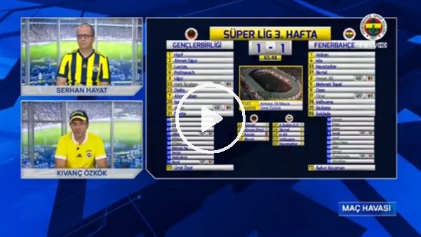 Ozan Tufan'ın Gençlerbirliği'ne attığı golde FB TV!