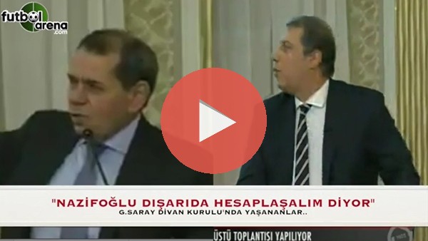 Galatasaray Divan Kurulu'nda olaylar! "Dışarda hesaplaşalım...."