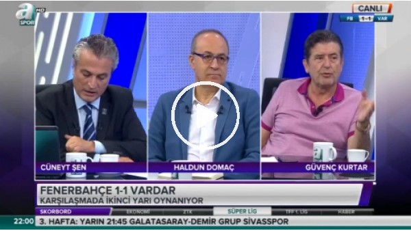 Güvenç Kurtar canlı yayında çileden çıktı