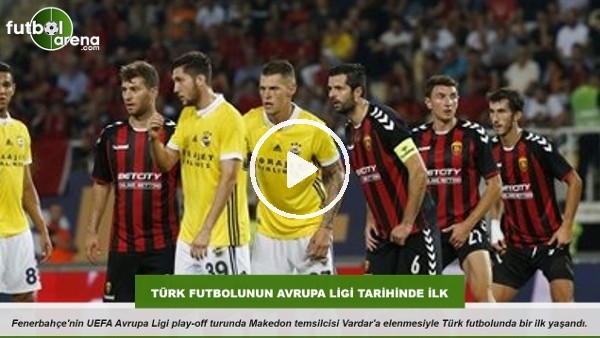 Türk futbolu tarihinde ilk