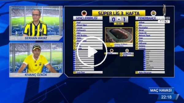 FB TV spikerlerinin penaltı pozisyonuna verdiği tepki!