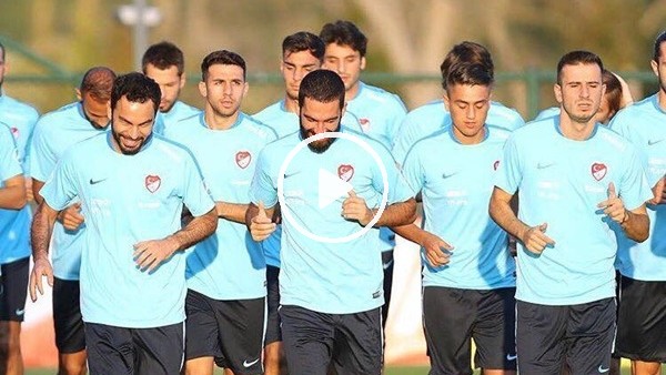 Milli Takım ilk antremanına çıktı