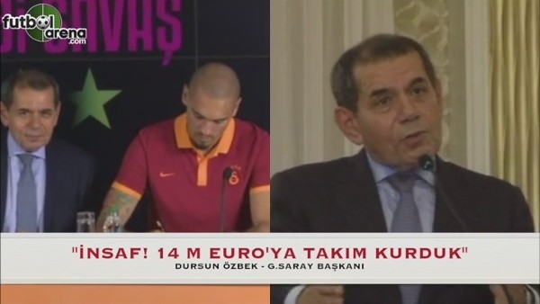 Dursun Özbek: "14 milyon Euro'ya takım kurduk"