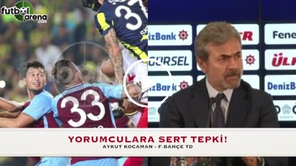 Aykut Kocaman'dan yorumculara sert tepki
