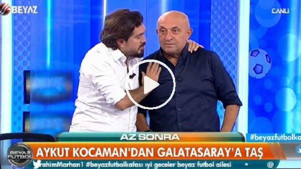 Canlı yayında Arda Turan ve Lucescu'nun taklitini yaptılar!