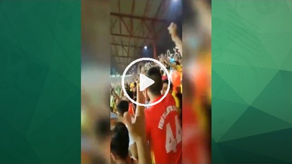 Malatyasporlu taraftarlardan İzmir Marşı!