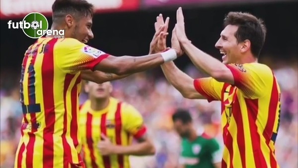 Messi'den Neymar'a veda videosu