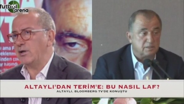 Fatih Altaylı'dan Fatih Terim'e: "Bu nasıl laf?"