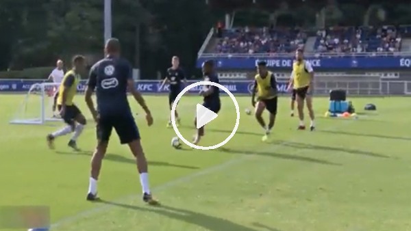 Mbappe, Griezmann'ı böyle alt etti